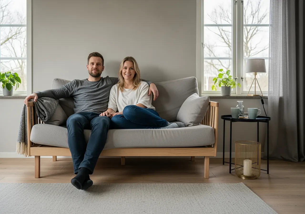 Futonsoffor med avtagbar klädsel