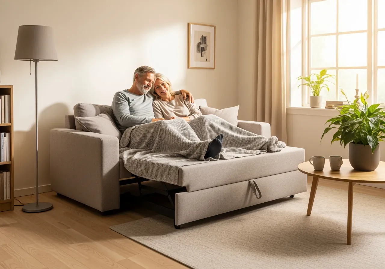 Bäddsoffor med pocketfjädrar och förvaring