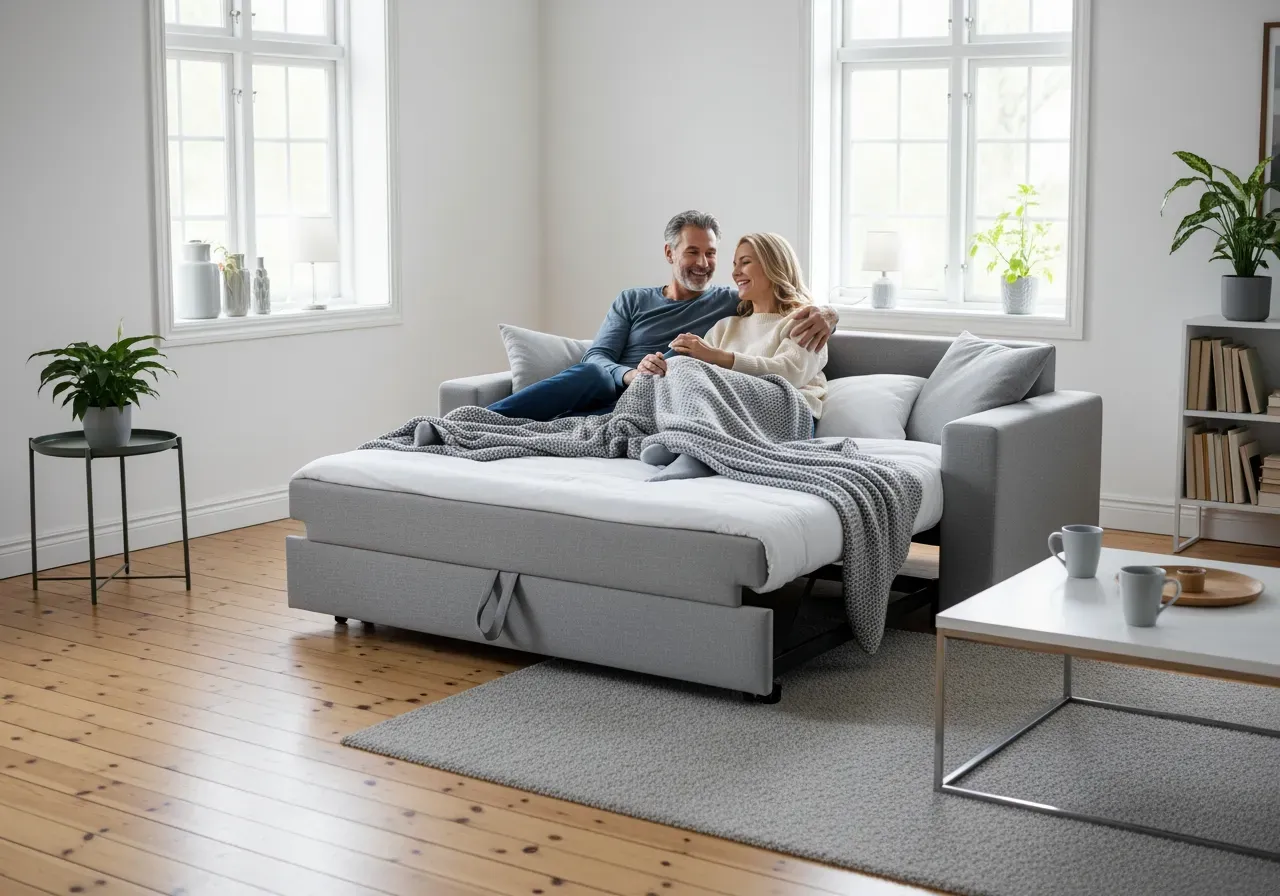 Futonsoffor och dagbäddar för små hem