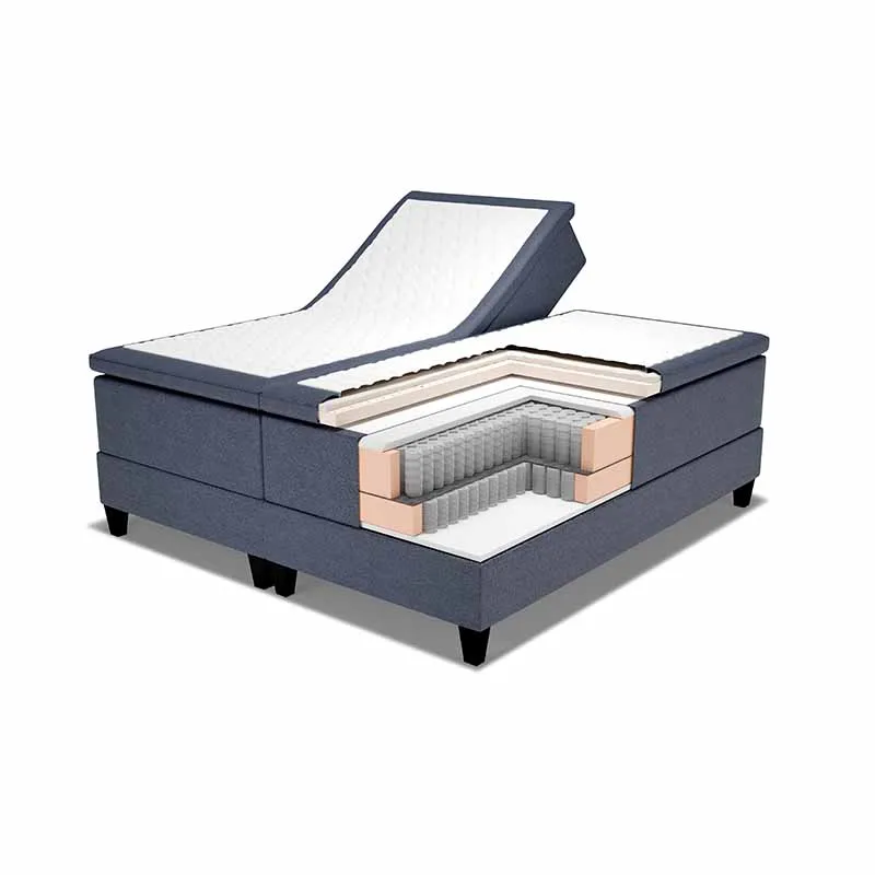 Kristall ställbar säng