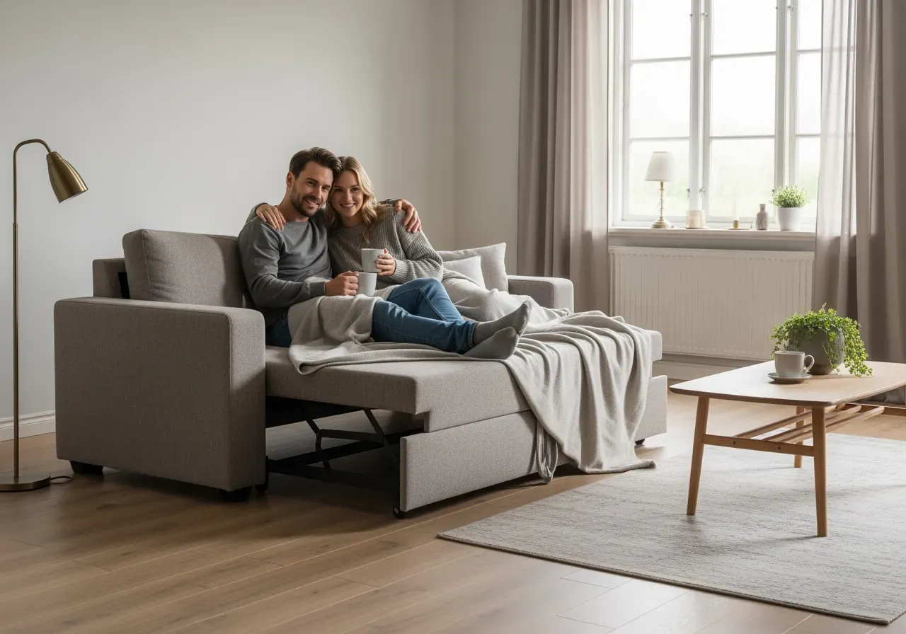 Smarta hemmakontor med väggsäng